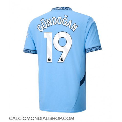 Maglie da calcio Manchester City Ilkay Gundogan #19 Prima Maglia 2024-25 Manica Corta